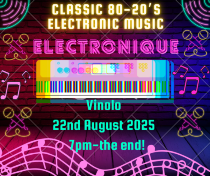 Electronique Live On Friday 22nd From 7pm