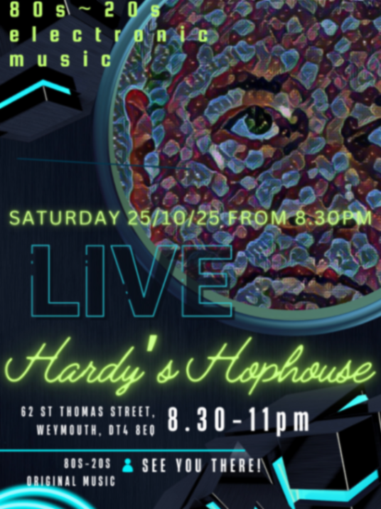 Electronique Live At Hardys Hophouse On Saturday 2510