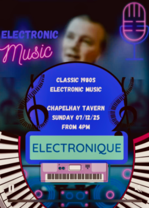 Electronique Live At The Chapelhay Tavern On 0712 From 4pm
